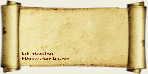 Mia Štrbanović vizit kartica